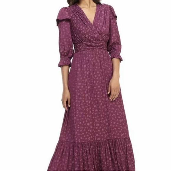 Gal Meets Glam Cassandra Purple Dress - Picture 3 of 4